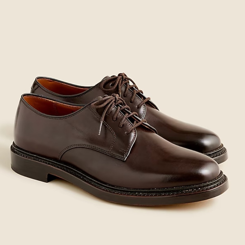 Used J. Crew Ludlow derbys